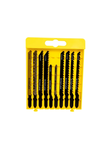 Пилки по дереву для лобзика 10 шт. Inforce 12-23-07