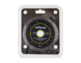 Диск алмазный турбо ультратонкий для УШМ Inforce 11-01-496