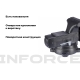 Поворотные слесарные тиски Inforce 200 мм 05-23-12