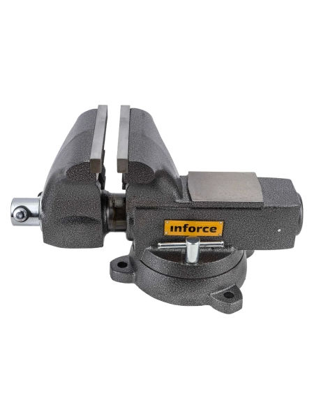 Поворотные слесарные тиски Inforce 200 мм 05-23-12
