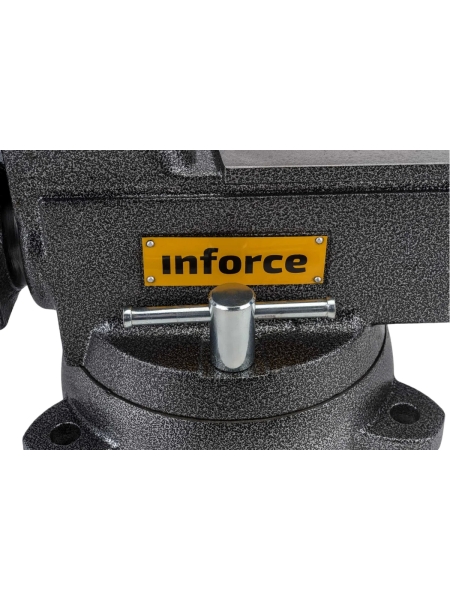 Поворотные слесарные тиски Inforce 200 мм 05-23-12
