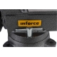 Поворотные слесарные тиски Inforce 200 мм 05-23-12