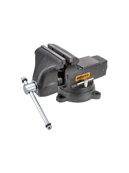 Поворотные слесарные тиски Inforce 200 мм 05-23-12