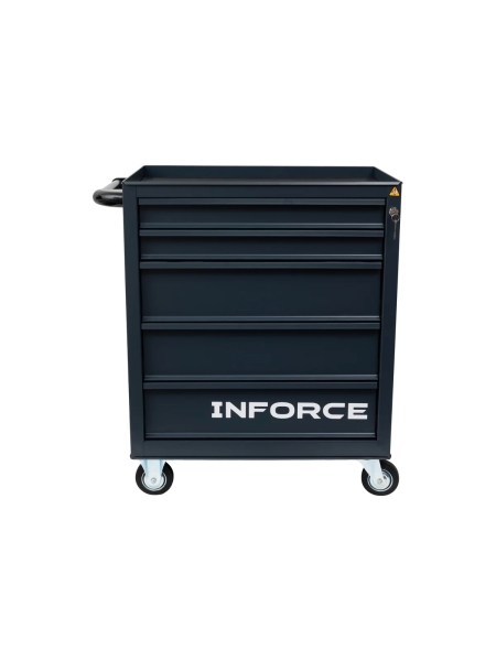 Инструментальная тележка Inforce 5 ящиков, габариты без упаковки 745х465х825мм 06-01-14