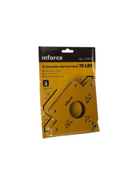 Угольник магнитный стрелка 75LBS Inforce 11-05-12
