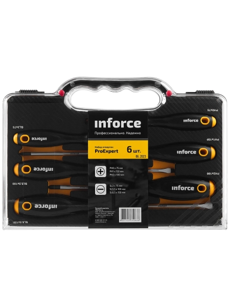 Набор отверток Inforce 6шт 06-09-71