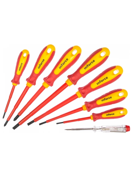 Набор диэлектрических отверток Inforce VDE pro 8 шт 06-19-03