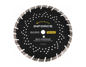 Диск алмазный отрезной 350x25.4мм по железобетону Inforce 11-01-5104
