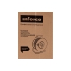 Силовой удлинитель Inforce К4-Е-30 на металлической катушке КГ 3x1.5 30м 16А, 4 розетки с з/к 44130