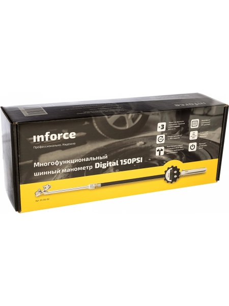 Пистолет для накачки шин (шинный манометр) INFORCE Digital150PSI 01-05-02