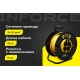Силовой удлинитель на катушке Inforce 4 гнезда, с/з КГт 3х1,5 16A 30м IP44 GRANITE ZG 09-15-01