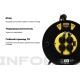 Силовой удлинитель на катушке Inforce 4 гнезда, с/з КГт 3х1,5 16A 30м IP44 GRANITE ZG 09-15-01