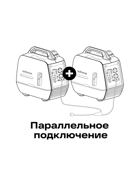 Инверторный генератор Inforce (Yamaha Engine; 2 кВт; USB; тихий) IGC 2000 04-03-23
