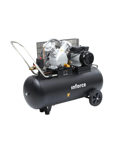 Ременной компрессор (100 л; 10 бар; 510 л/мин) Inforce BCX-100L 04-06-31