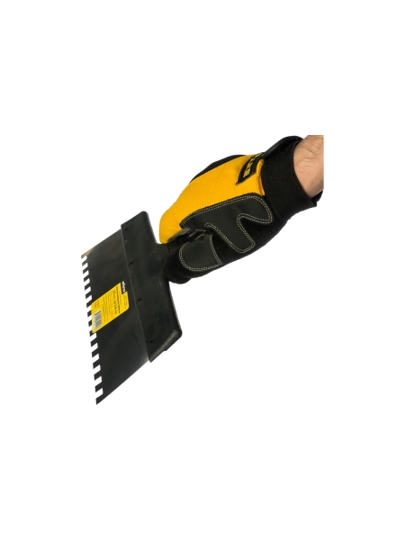 Зубчатый шпатель Inforce 250 мм зуб 8х8 мм с пластиковой ручкой 020605-080-250