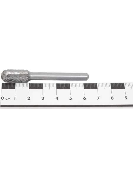 Бор-фреза форма С /цилиндр со сферическим концом/ DC 10х20/65 хв. 6 мм Inforce 10-01-426