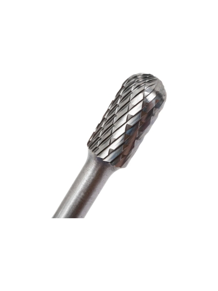 Бор-фреза форма С /цилиндр со сферическим концом/ DC 10х20/65 хв. 6 мм Inforce 10-01-426