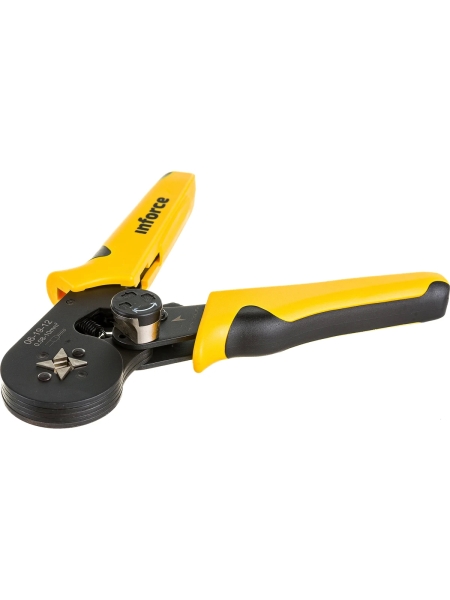 Квадратные пресс-клещи Inforce с регулировочным винтом, 0.25-10 мм2 06-19-12