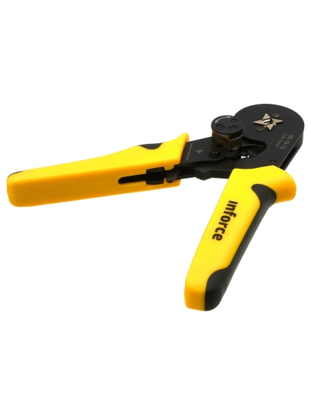 Квадратные пресс-клещи Inforce с регулировочным винтом, 0.25-10 мм2 06-19-12