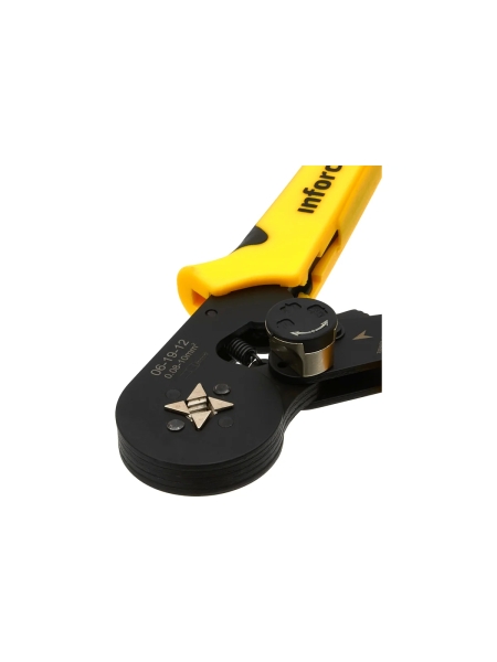 Квадратные пресс-клещи Inforce с регулировочным винтом, 0.25-10 мм2 06-19-12