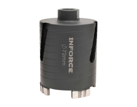 Коронка алмазная по бетону 72 мм Inforce 11-02-072