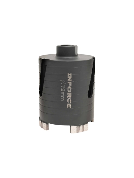 Коронка алмазная по бетону 72 мм Inforce 11-02-072