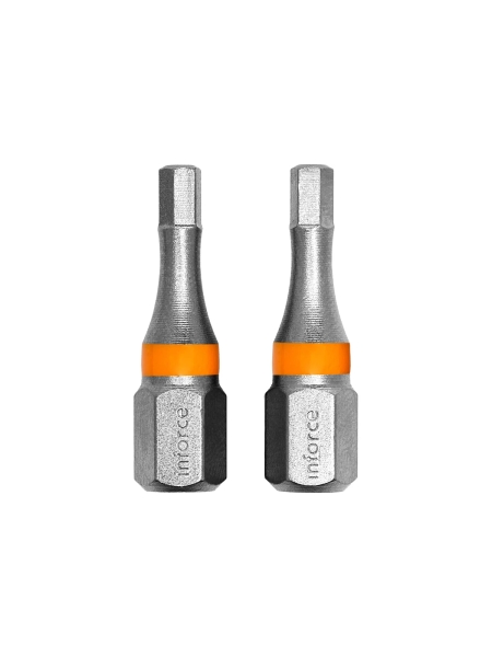 Вставка-бита шестигранная (2 шт; HEX3; 25 мм) Inforce 11-01-372