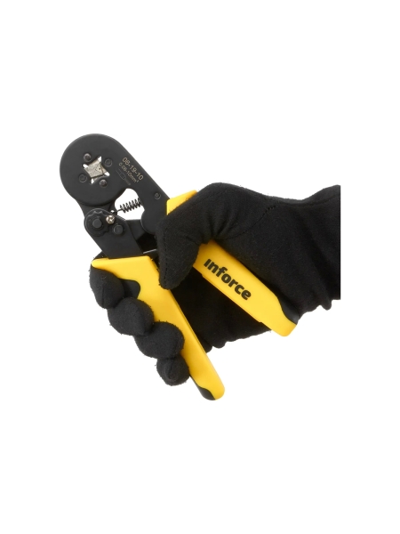 Квадратные пресс клещи Inforce 0.08-10 мм2 06-19-10