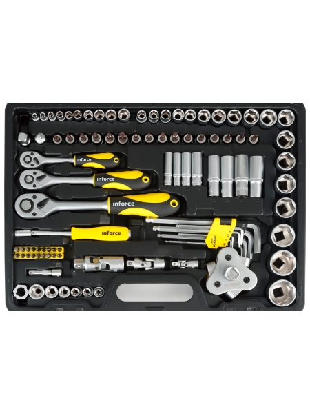 Набор автомобильного инструмента Inforce 120 предметов 51821