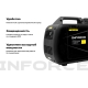 Инверторный генератор Inforce (1 кВт; USB; дисплей; тихий) IGC 1000