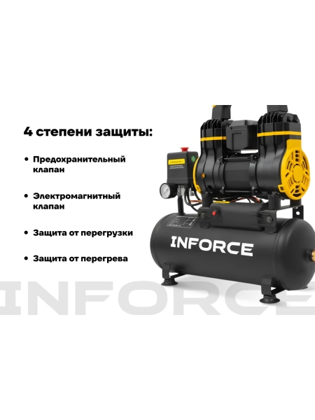 Безмасляный компрессор Inforce ISWC-9L/180