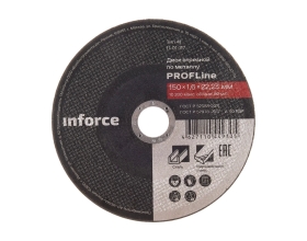 Диск отрезной по металлу (150х22х1.6 мм) Inforce 11-01-117