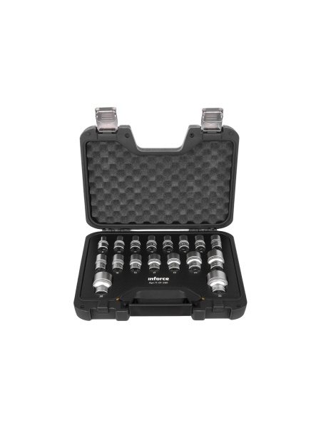 Набор торцевых безударных головок Inforce (1/2"; 8-32 мм) 11-01-260
