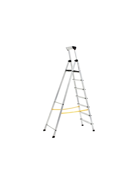 Inforce алюминиевая стремянка с алюминиевым лотком 7 ступеней СП-01-07