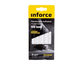Пилки по металлу 5 шт, 55 мм для лобзика Inforce 11-01-708