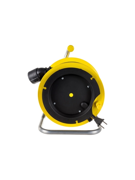 Силовой удлинитель на катушке Inforce К1-О-50 ПВС 2x0.75 50м, 6А, выносная розетка б/з 22050