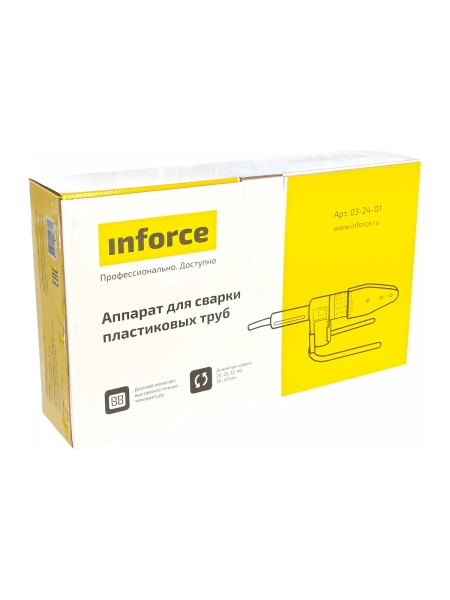 Цифровой аппарат для сварки пластиковых труб Inforce 03-24-01