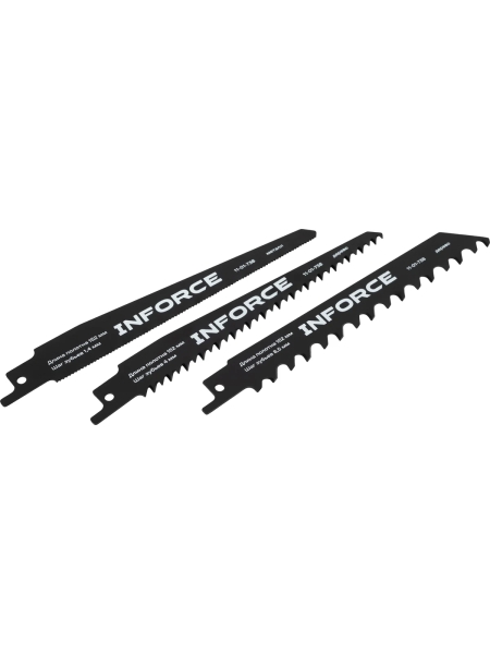 Набор полотен по дереву и металлу 152x8,5/4/1,4 мм, 3шт Inforce 11-01-738