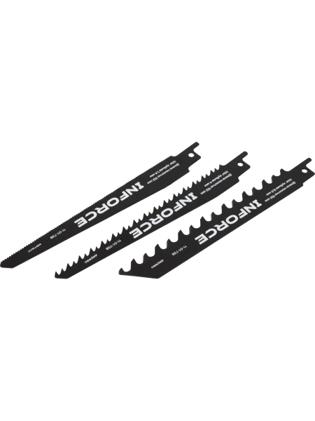 Набор полотен по дереву и металлу 152x8,5/4/1,4 мм, 3шт Inforce 11-01-738