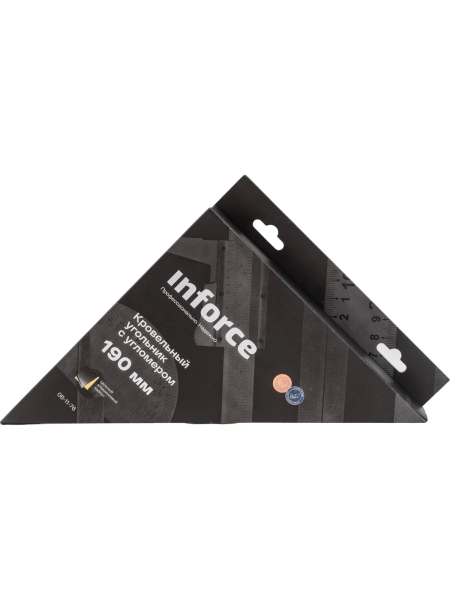 Кровельный угольник Inforce с угломером, 190 мм 06-11-76