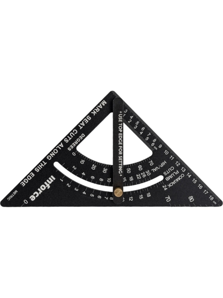 Кровельный угольник Inforce с угломером, 190 мм 06-11-76