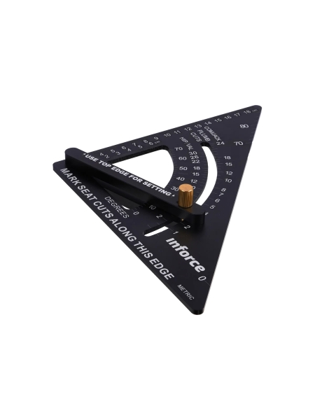 Кровельный угольник Inforce с угломером, 190 мм 06-11-76