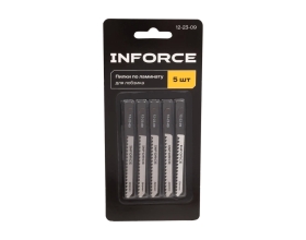 Пилки по ламинату для лобзика 5 шт. Inforce 12-23-09