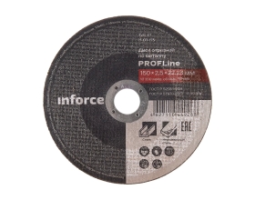 Диск отрезной по металлу (150х22х2.5 мм) Inforce 11-01-113