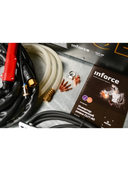 Инвертор плазменной резки Inforce (рез 15 мм; 40 А; HF поджиг; ПВ 75%) CUT-40 04-08-05