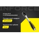 Трещотка Inforce 3/8" DR количество зубьев 72 шт, сталь Cr-V, длина 200мм, 06-05-110
