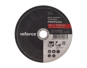 Диск отрезной по металлу (180х22х2 мм) Inforce 11-01-114