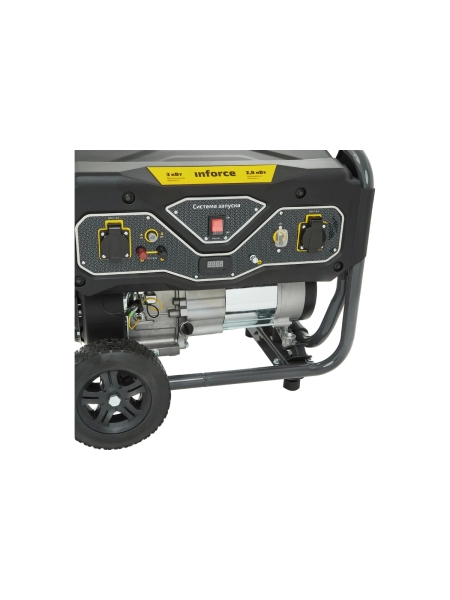 Бензиновый генератор (3 кВт; колёса и ручки) Inforce GL 3000 04-03-18