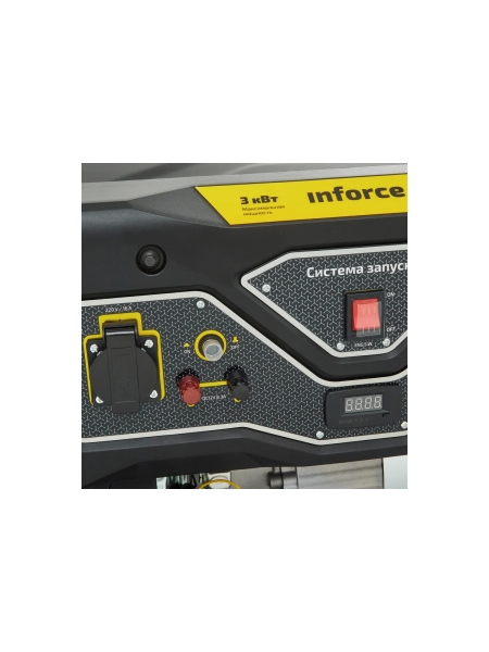 Бензиновый генератор (3 кВт; колёса и ручки) Inforce GL 3000 04-03-18