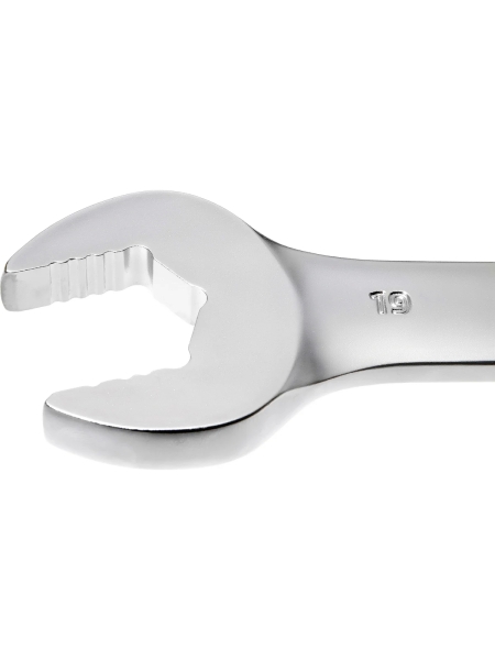 Набор компактных комбинированных трещоточных ключей 5 предметов Inforce, Сталь Cr-V, 8-19мм, профессиональный, 72зуба, 06-05-104